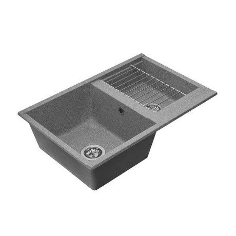 Мойка для кухни Aquaton Делия 78 DBL 2 чаши серый