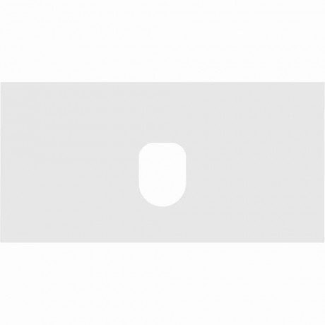 Тумба с раковиной и столешницей Aquaton Либерти 90/Mila 40, белая столешница, дуб эльвезия, белый глянец