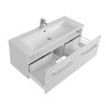 Тумба с раковиной Aquaton Мадрид 120 М 2 ящика
